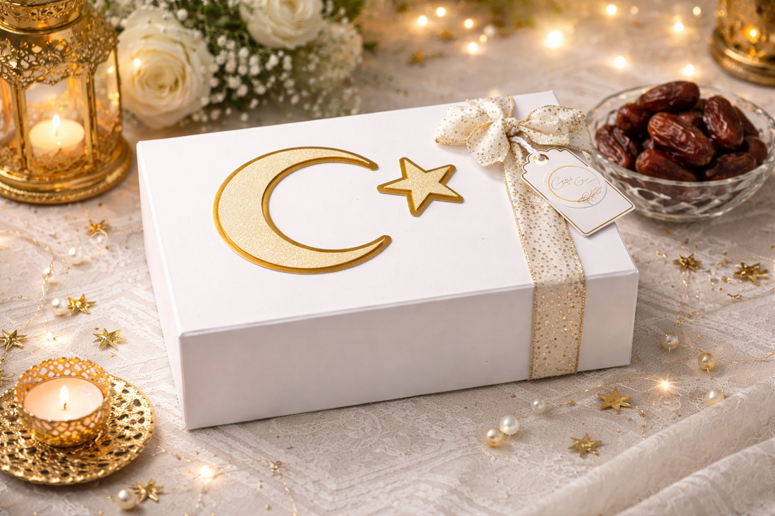 Ramadan Mubarak Prayer Mat Gift Set(Men)