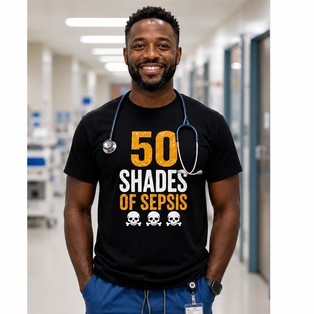 50 Shades of Sepsis T-Shirt
