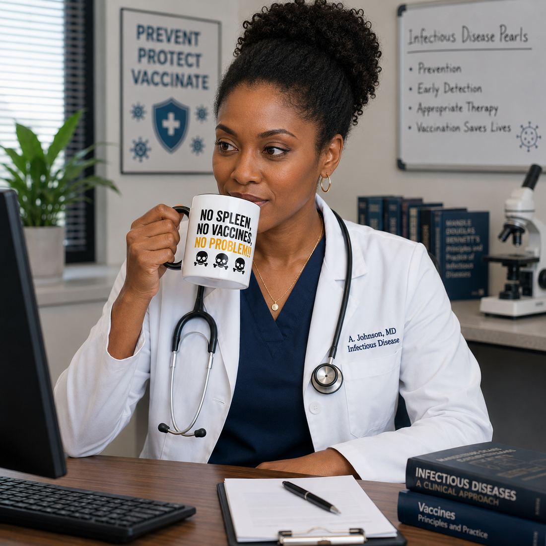 No Spleen, No Vaccines, No Problem Mug